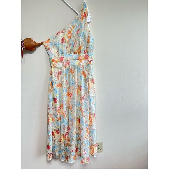 Likely One Shoulder Cut Out Sara Midi Dress 4 NEW Women - Picture 2 of 12